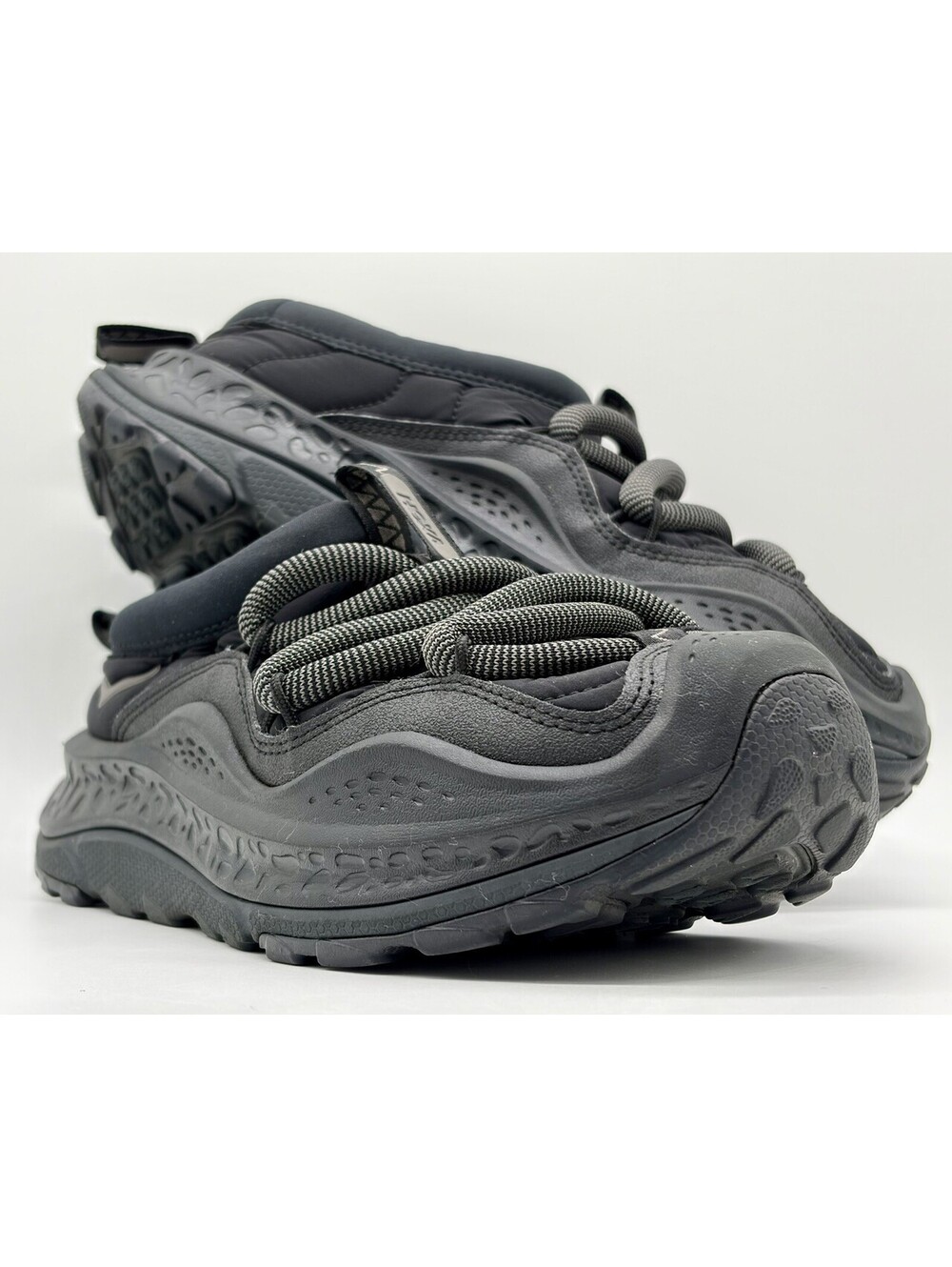 HOKA Ora Primo Black Black Recovery Shoes Men 7 Women 8 1141570-BBLC